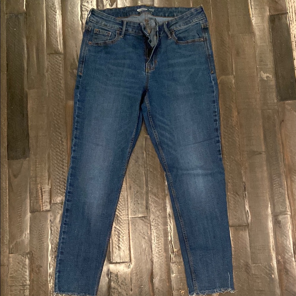 Old Navy Women's Blue Ankle Jeans